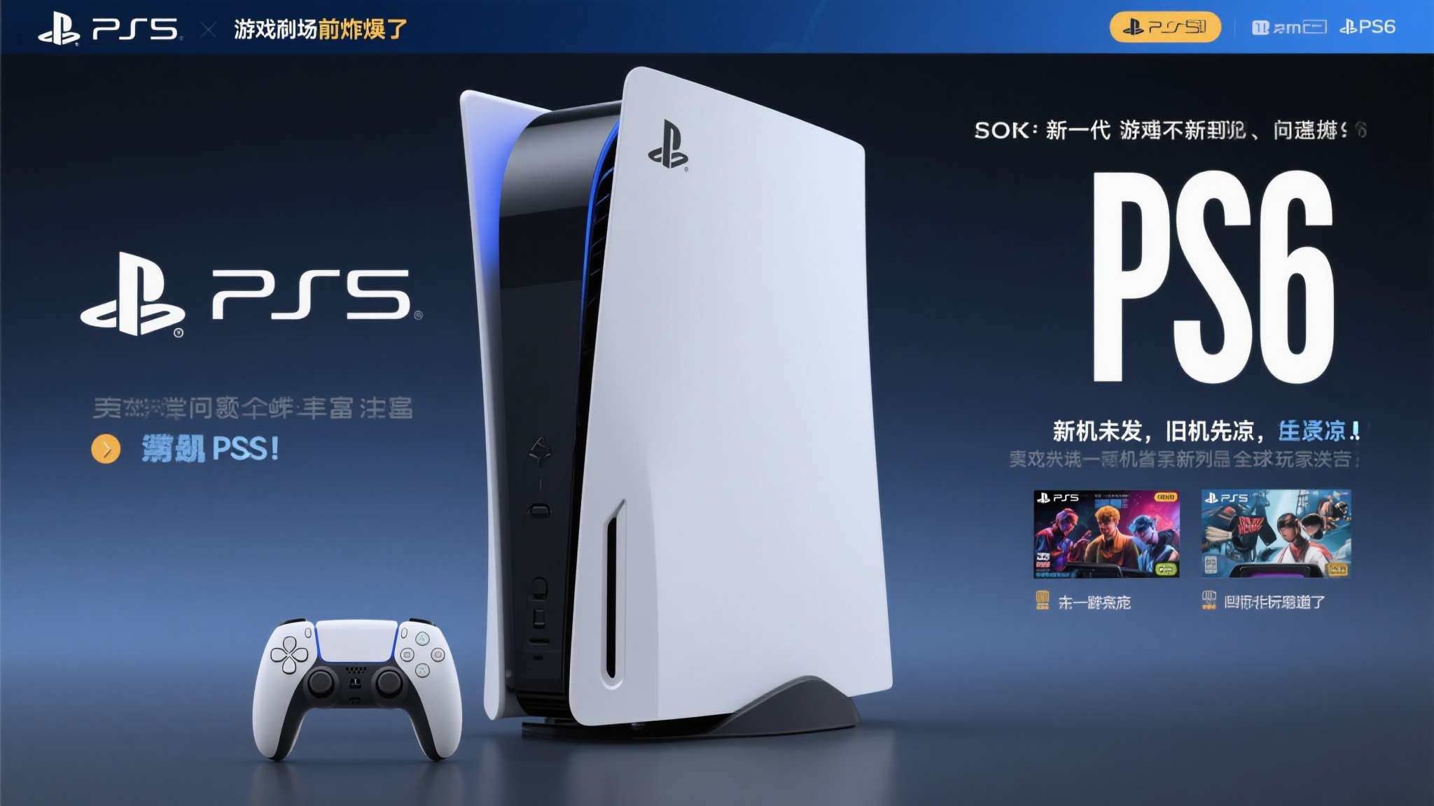 PS6全新泄露重磅公开!玩家:PS5都没游戏玩